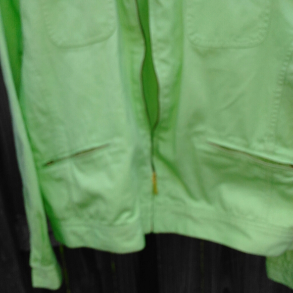 CHARTREUSE GREEN LIGHT HOUSE APPAREL JACKET - Picture 3 of 7